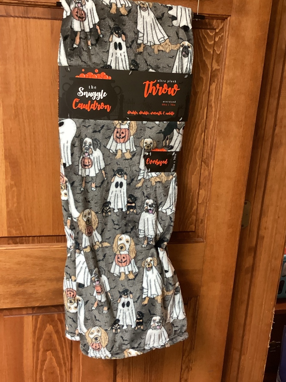 Halloween Ghost Dog Blanket 👻